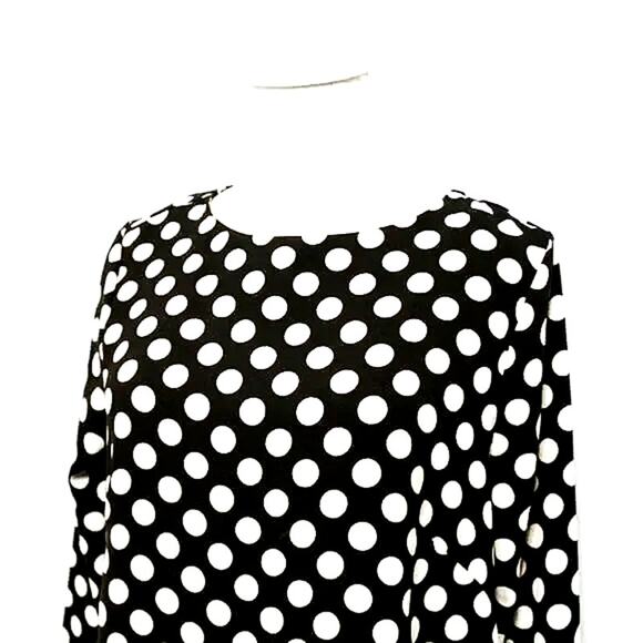 H&M Polka Dot Shift Dress Size 8 - Picture 4 of 6